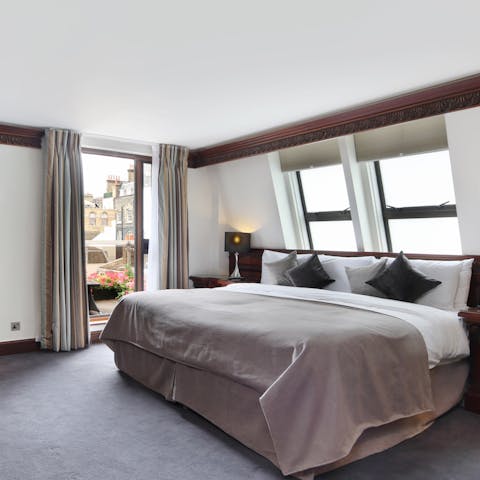 The spacious & traditional bedrooms