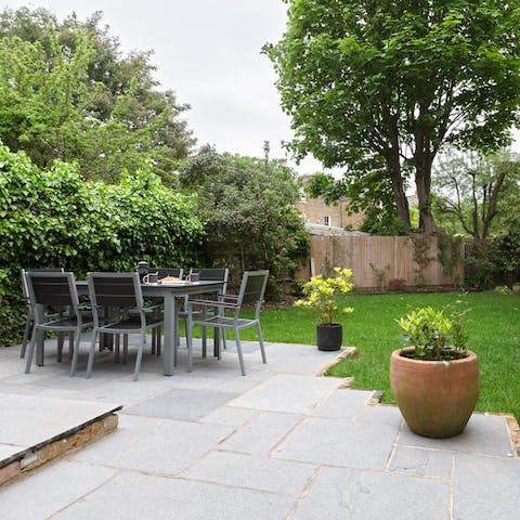 Enjoy lovely days in the garden