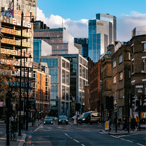 Soak up the buzz of Shoreditch, right on your doorstep