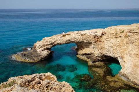 Hike dramatic Cape Greco cliffs and sea caves, a short drive from the villa