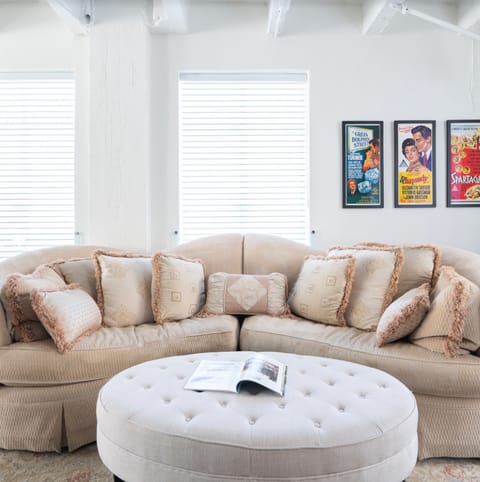 This plush couch
