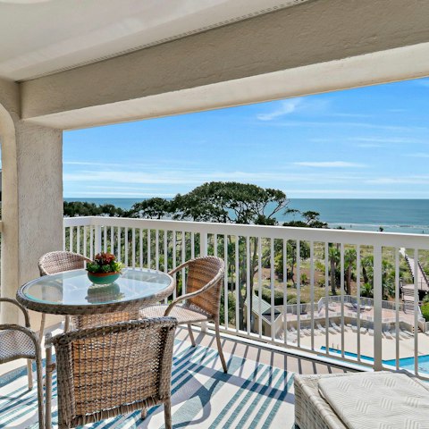 Soak up sea views with breakfast