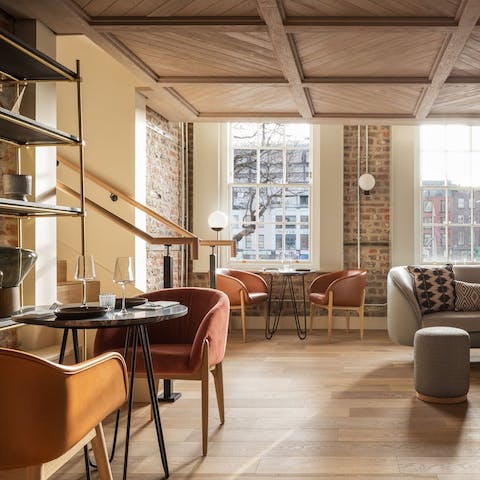 Entertain in the communal lounge