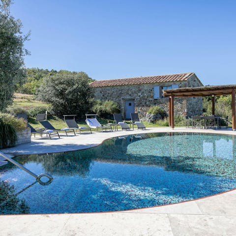 Cool off with a dip in the pool