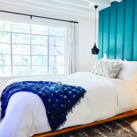 Wake up to views of the surrounding forest