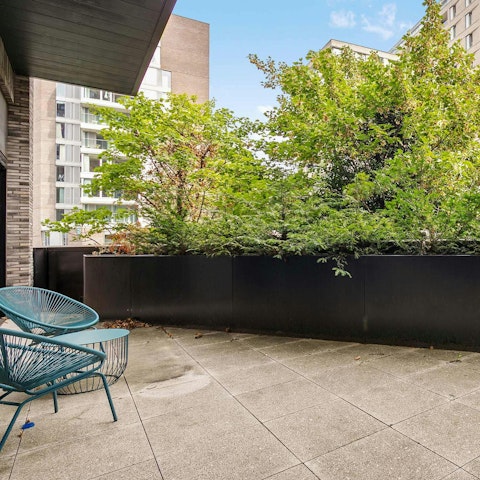 Take your favourite evening drinks onto the patio