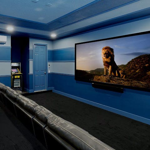 Get the popcorn and enjoy your own private cinema experience