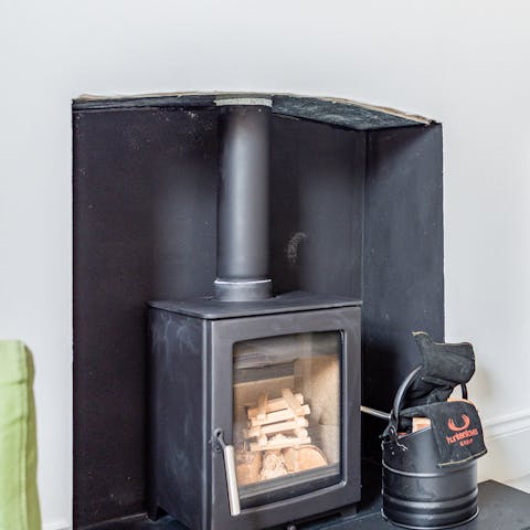 Throw a log on the wood-burner and snuggle up in the lounge for a Netflix movie night