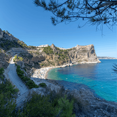 Discover the secluded coves that line this picturesque stretch of the Spanish coast