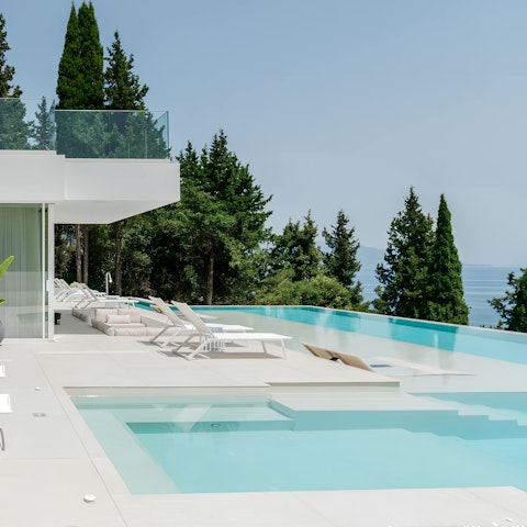 Find peace and relaxation while lounging by the pool