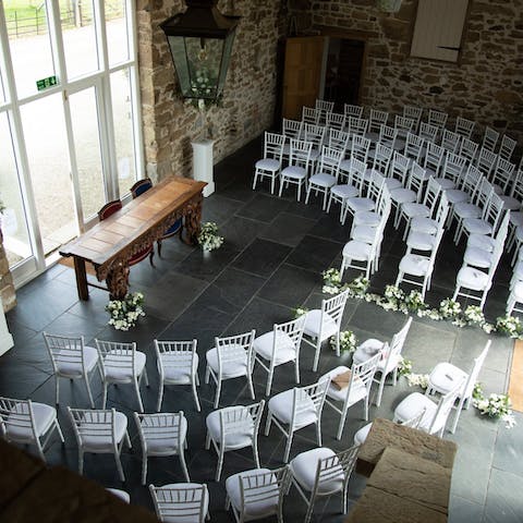 Host an event in the fully licensed central atrium