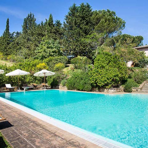 Swim in your private pool