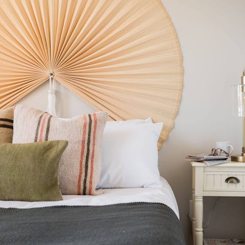 Get a good night's sleep in the design-led bedrooms