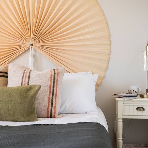 Get a good night's sleep in the design-led bedrooms