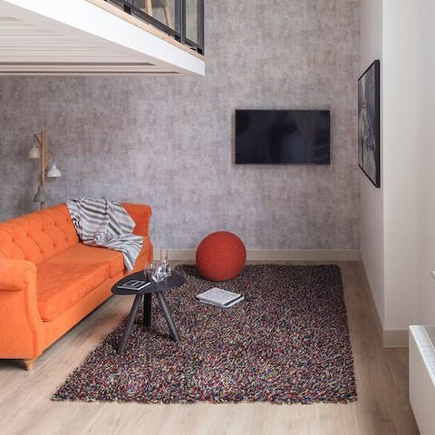 Enjoy the chic and minimalistic decor