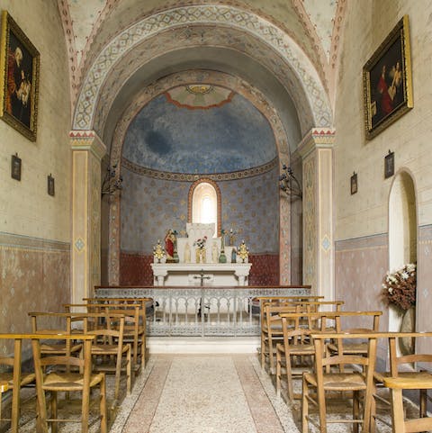 Get hitched in the chapel