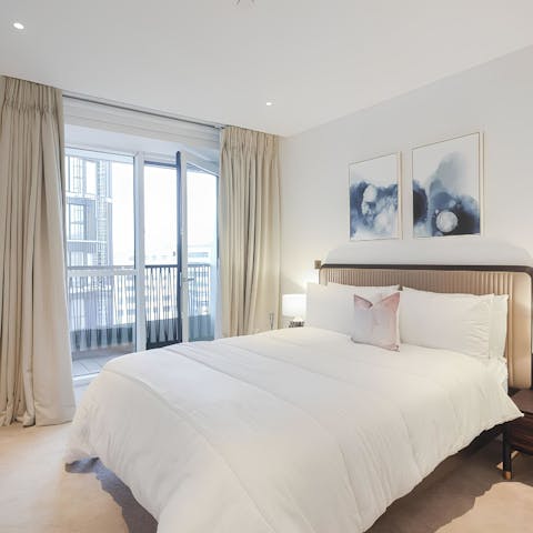 Enjoy a peaceful night's sleep in stylish surroundings