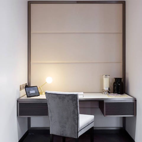 Remote workers will appreciate this cosy working nook