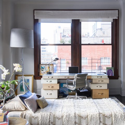 A creative workspace