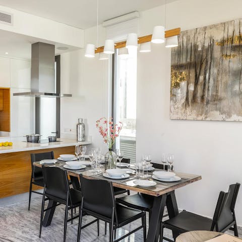 Enjoy homemade tapas meals together
