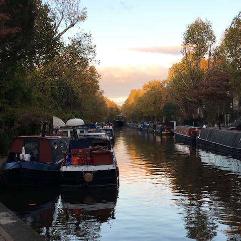 Explore the charming area of Little Venice