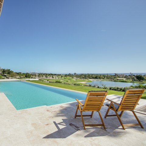 Savour special views from your spot by the pool