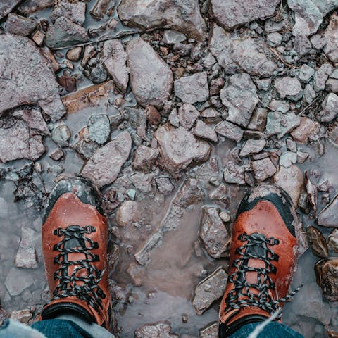 Hike up nearby Cooper's Hill – known for cheese-rolling – and take in amazing views
