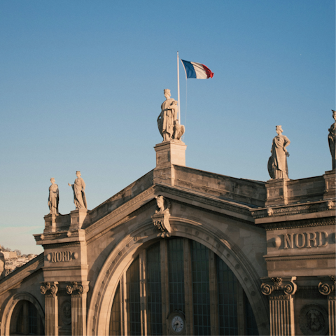Stroll to Gare du Nord in ten minutes
