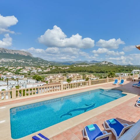 Savour total relaxation while lounging by the pool