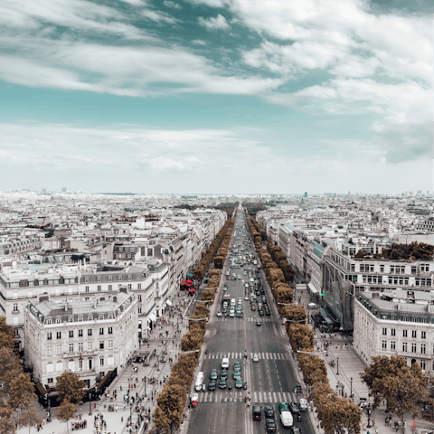 Splash some cash in the Champs-Élysées boutiques a few minutes away