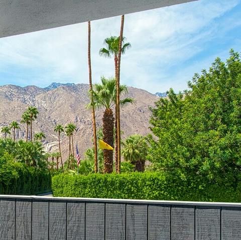 Look out over the mountains from your balcony
