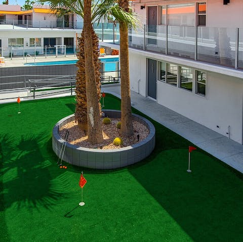 Play a round of putt-putt golf