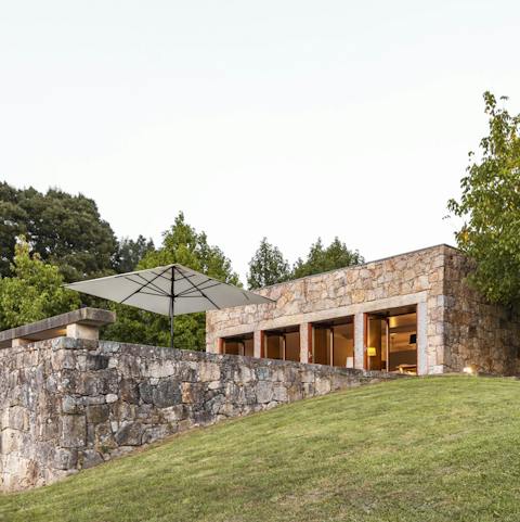 Take in the unspoilt coastal surroundings