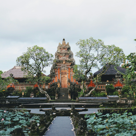 Visit the Ubud Water Palace, just a quick drive away