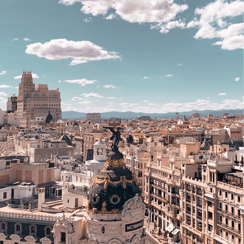 Dive into the magic of Madrid from this home in the heart of the city