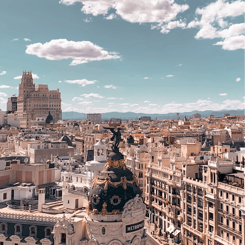 Dive into the magic of Madrid from this home in the heart of the city