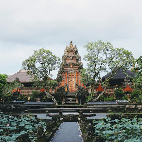 Explore Ubud's Pura Taman Kemuda Saraswati
