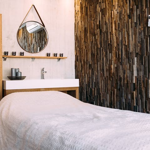 Feel a wonderful sense of wellbeing after a spa treatment