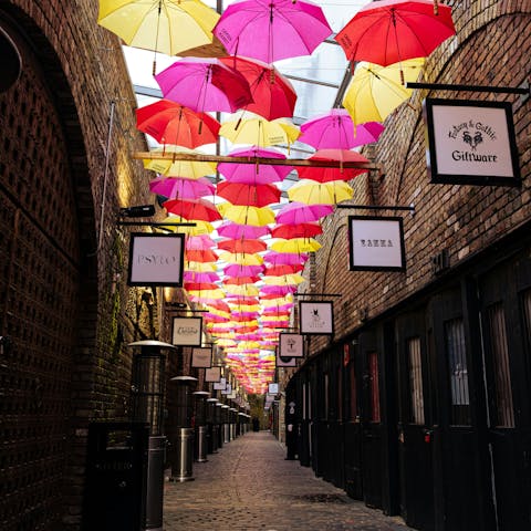 Visit Camden Market to find your favourite spot to shop and eat