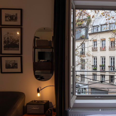 Views of the quaint square below