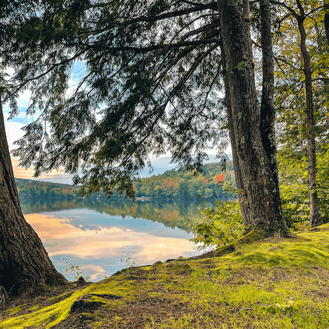 Drive down to Lake Superior State Park for scenic walks and views