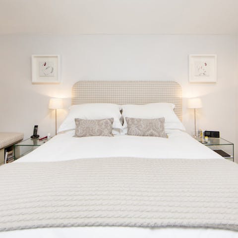 Have a great nights sleep in the plush bed