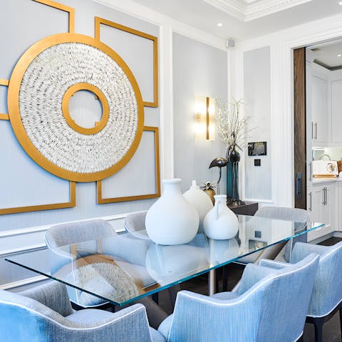Celebrate a special occasion whilst dining at home