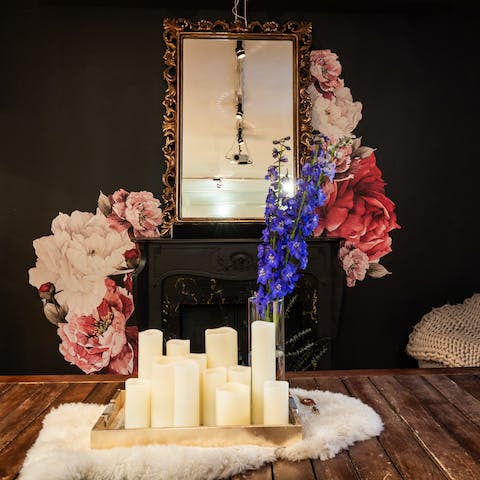 The romantic decor