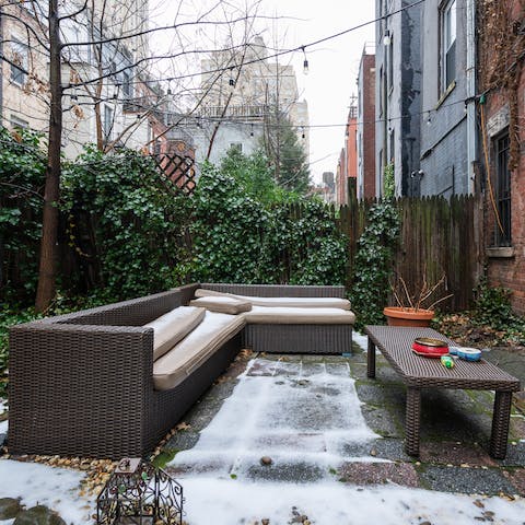 Your huge private garden
