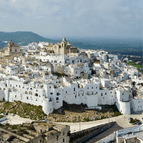 Begin your stay in Puglia with a day trip to Ostuni