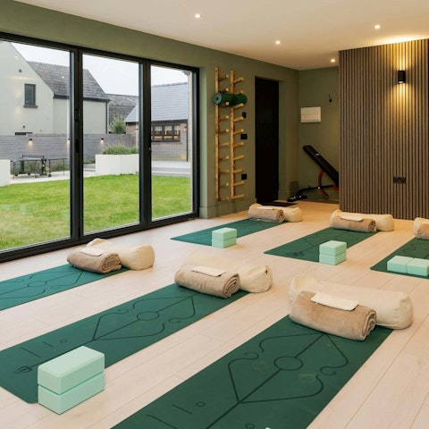 Practice your downward dog in the private yoga studio