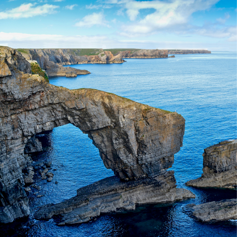Go for a walk along the nearby Pembrokeshire Coast Path