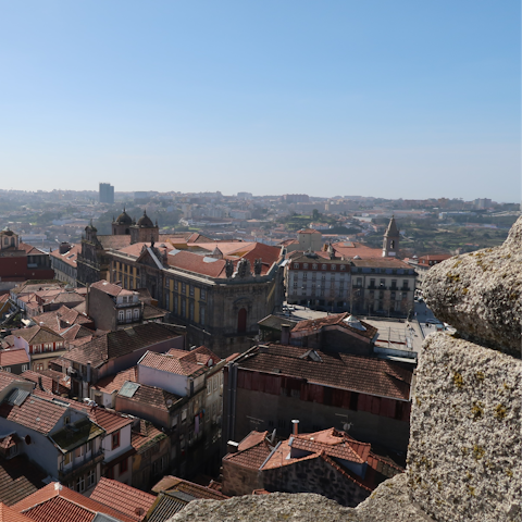 Get your bearings on the city from the Clérigos Tower, just a short walk away