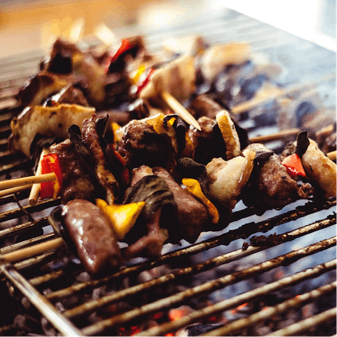 Light the barbecue for alfresco meals in the summer